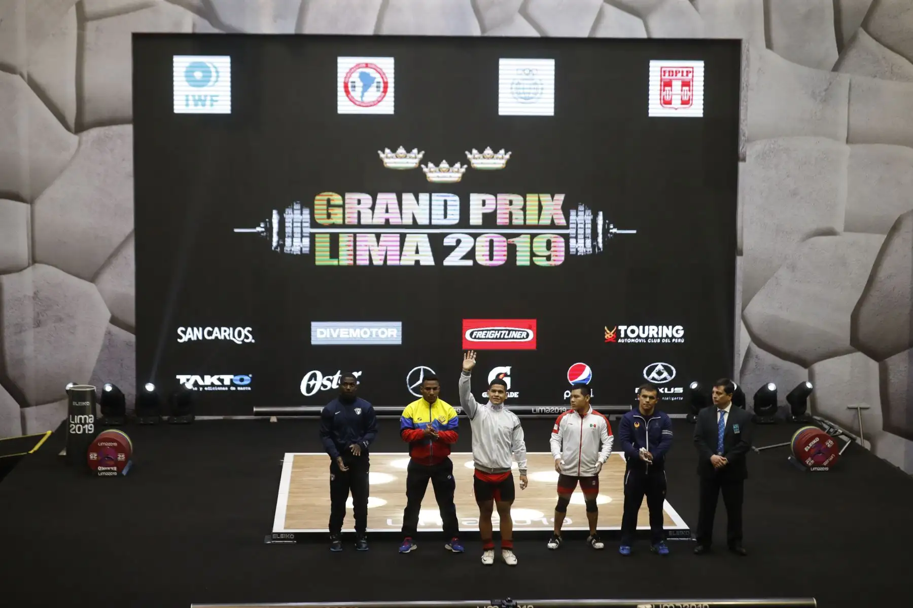 Continúan las competencias del Grand Prix Lima 2019, donde se presentan los mejores exponentes del levantamiento de pesas. Foto: ANDINA/Renato Pajuelo