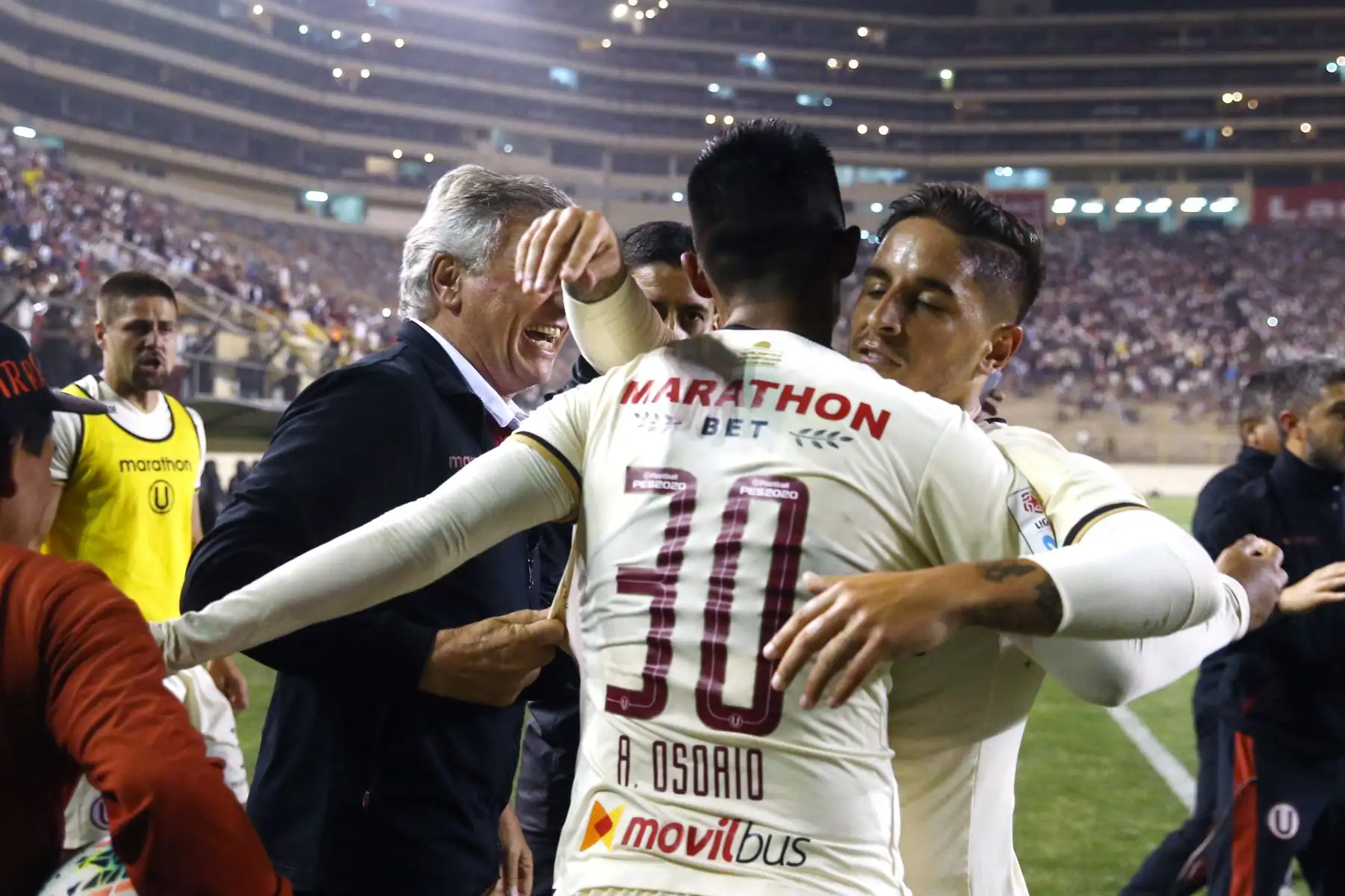 Universitario gana por 3 a 2 al Ayacucho FC. Foto: ANDINA/Vidal Tarqui
