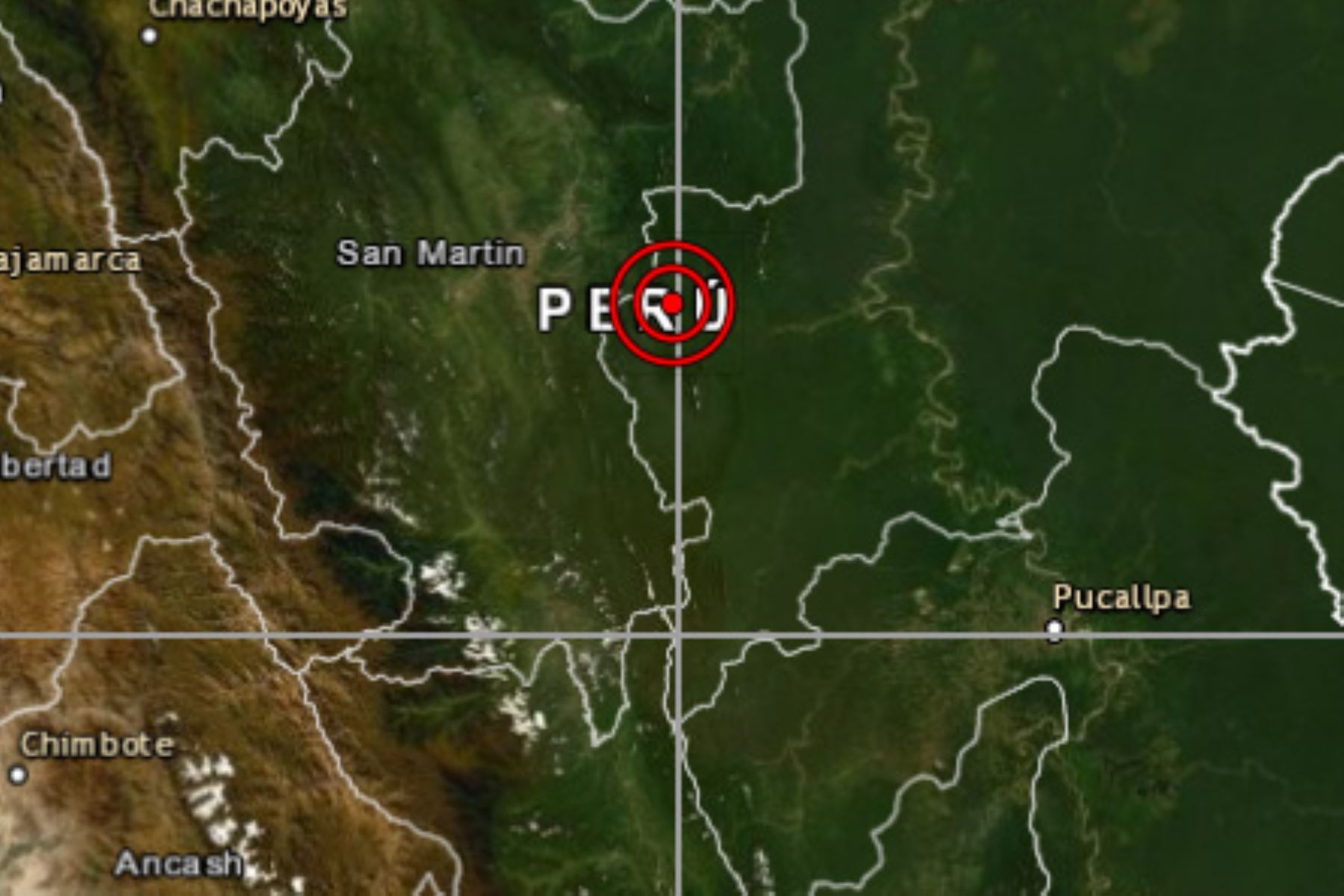 Sismo de magnitud 5.4 tuvo su epicentro a 68 kilómetros al sureste de la provincia de Picota, región San Martín.