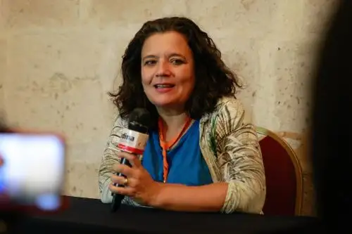 Cristina Fuentes La Roche, directora Hay Festival Internacional. ANDINA/Braian Reyna.