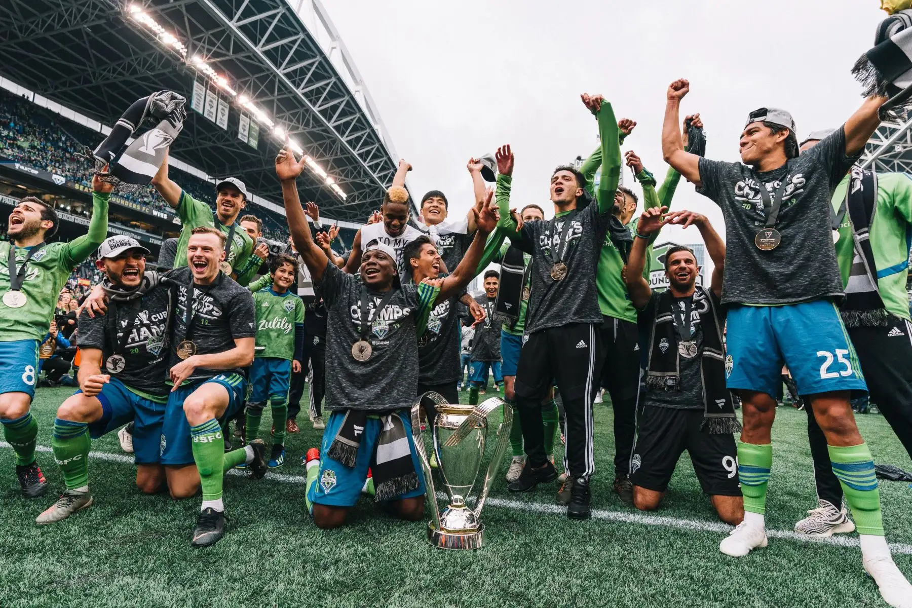 Equipo de Ruidiaz, Seattle Sounders FC se proclama campeón en Estados Unidos. Foto: INTERNET/Medios