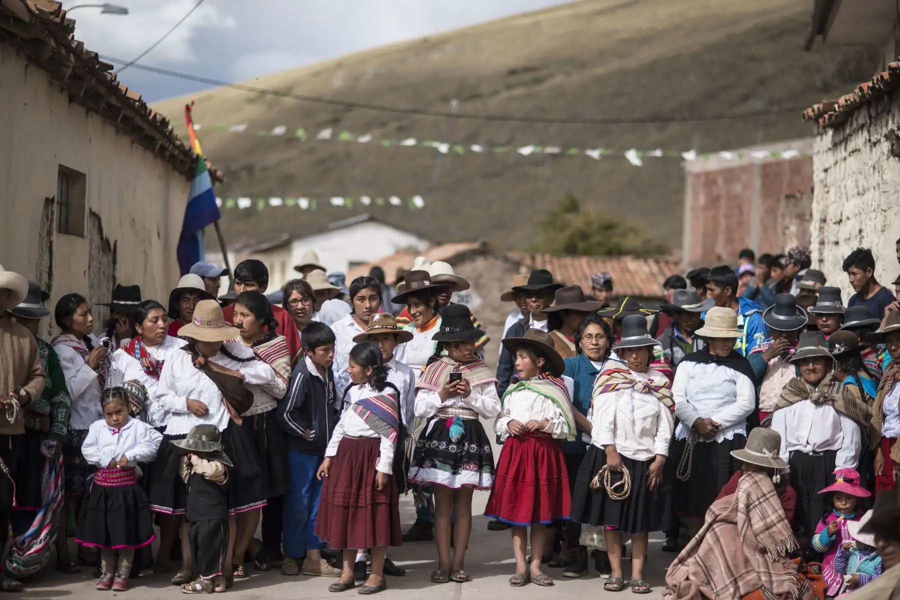 Conmemoración de los 239 años de la rebelión de Túpac Amaru II y Micaela Bastidas en Tungasuca, Cuzco. Foto: Difusión