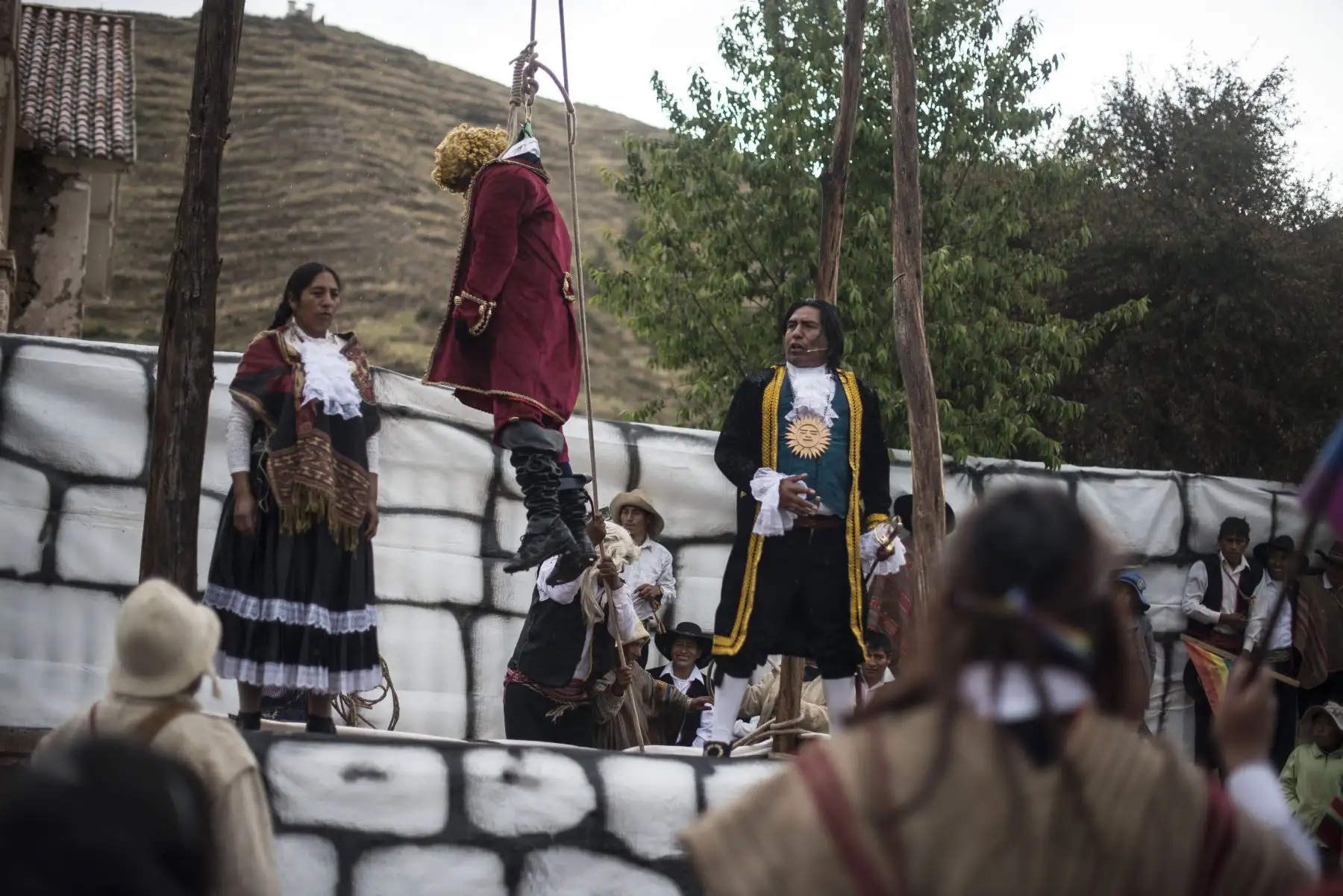 Conmemoración de los 239 años de la rebelión de Túpac Amaru II y Micaela Bastidas en Tungasuca, Cuzco. Foto: Difusión