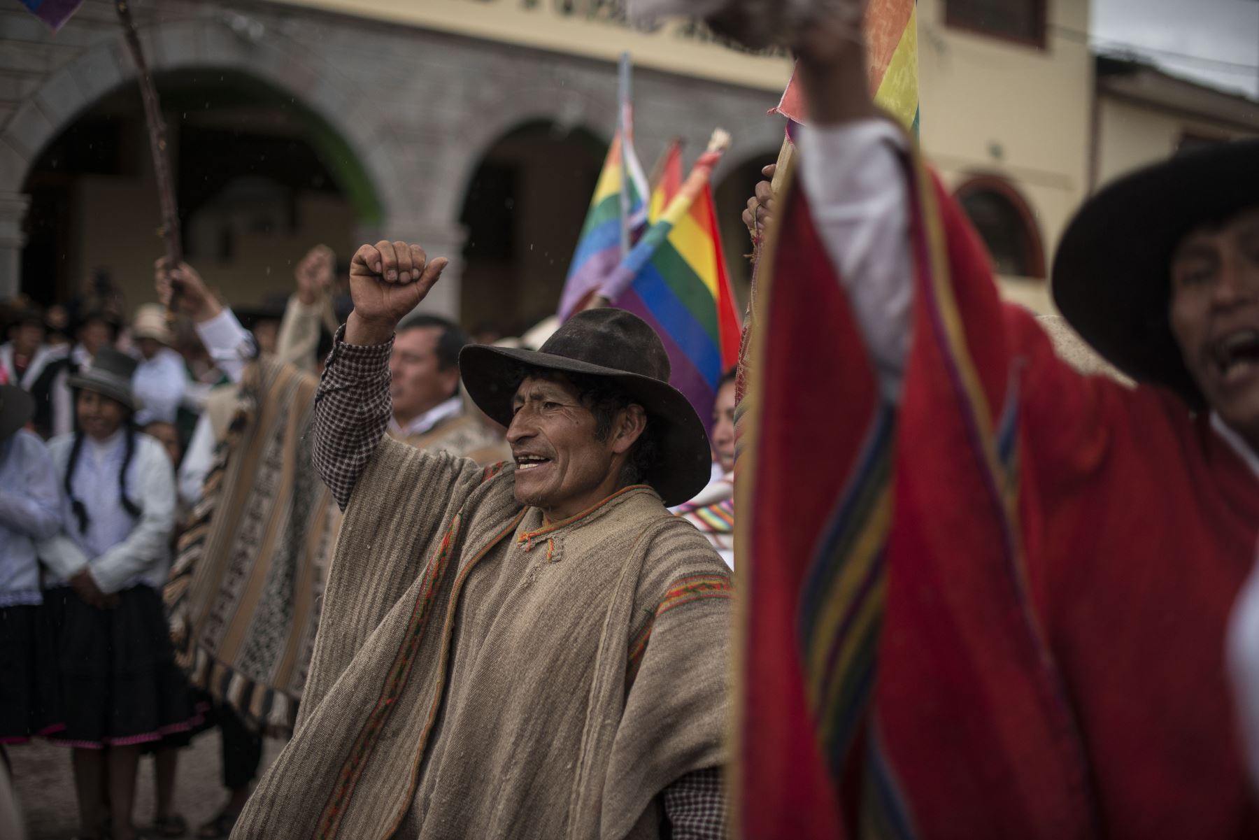 Conmemoración de los 239 años de la rebelión de Túpac Amaru II y Micaela Bastidas en Tungasuca, Cuzco. Foto: Difusión