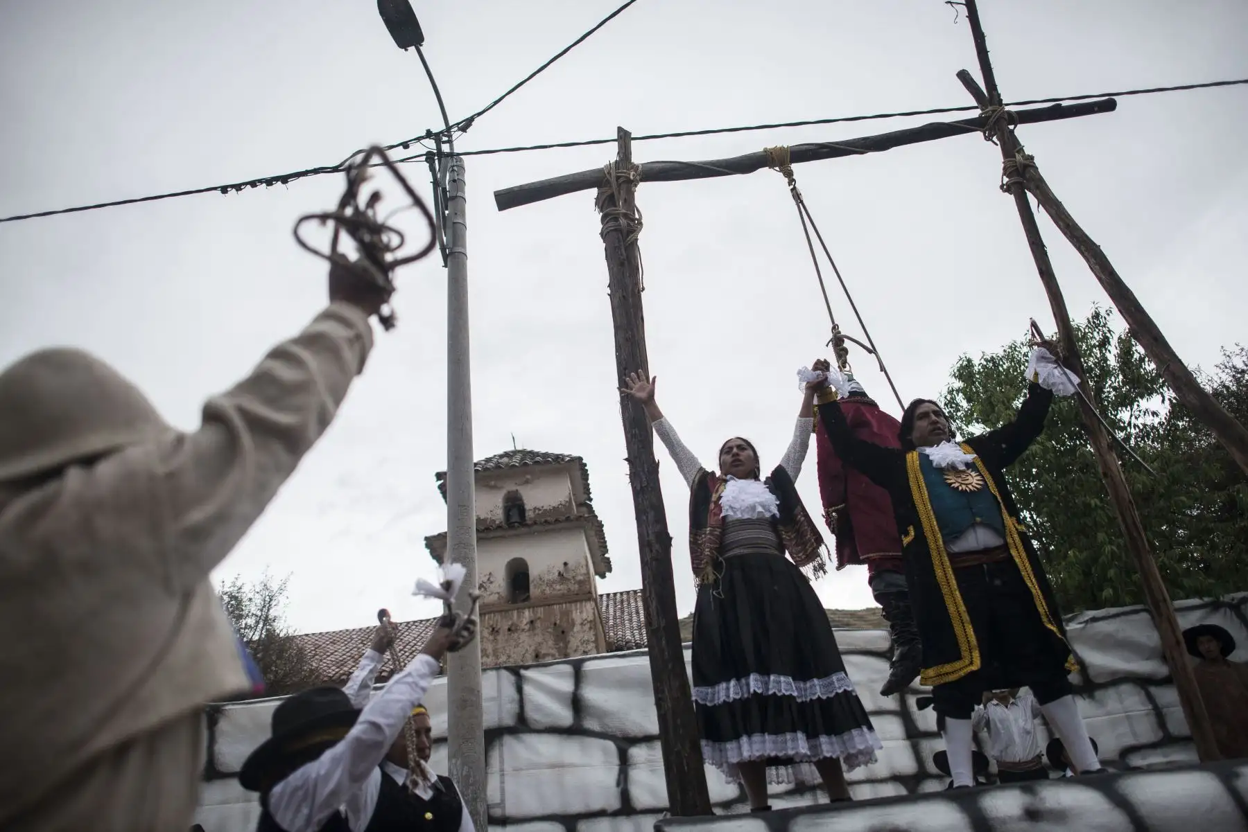Conmemoración de los 239 años de la rebelión de Túpac Amaru II y Micaela Bastidas en Tungasuca, Cuzco. Foto: Difusión