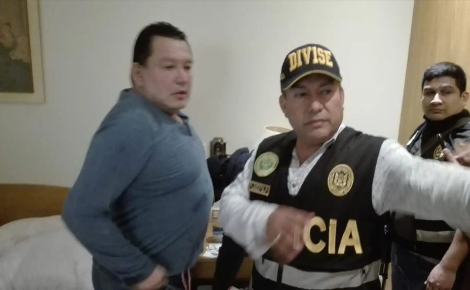 Prófugo Félix Moreno fue capturado por la Policía. Foto: MININTER