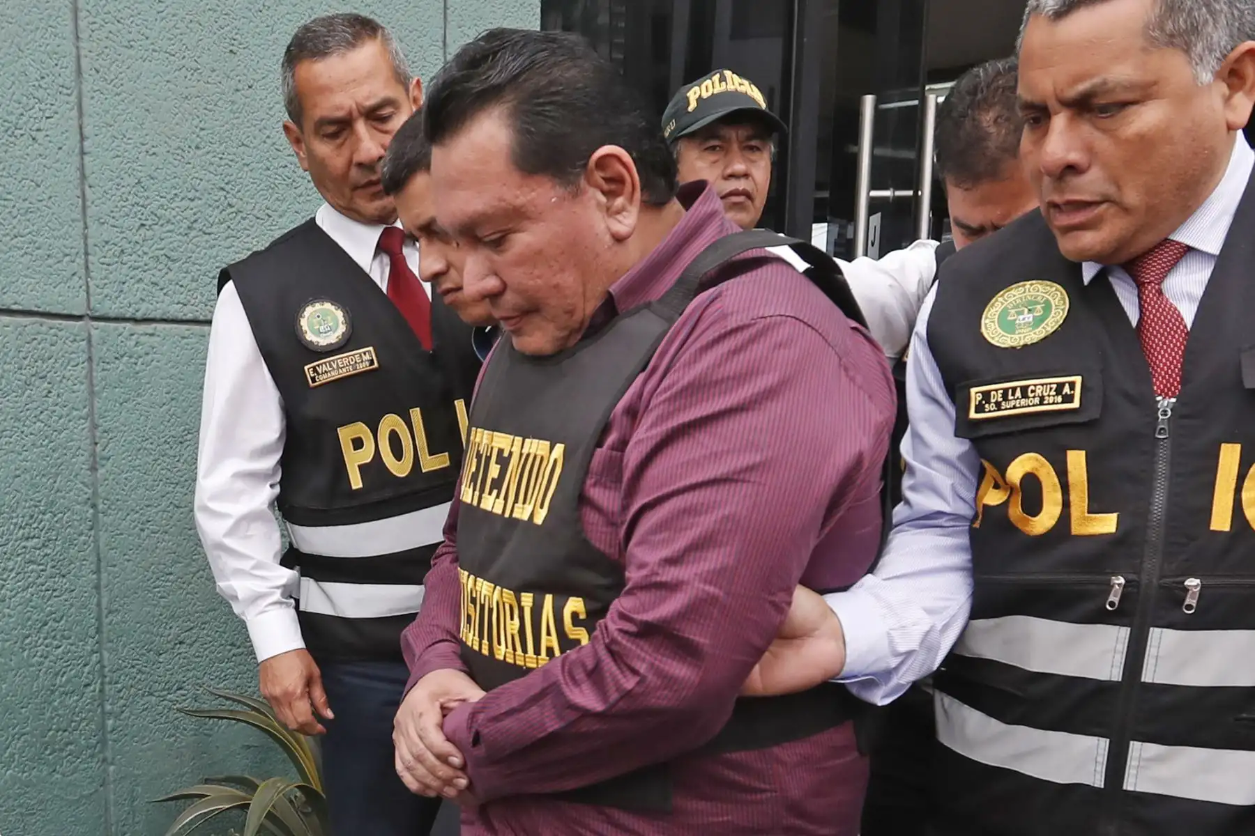 Félix Moreno, es trasladado de la sede de Requisitorias. Foto: ANDINA/ Renato Pajuelo