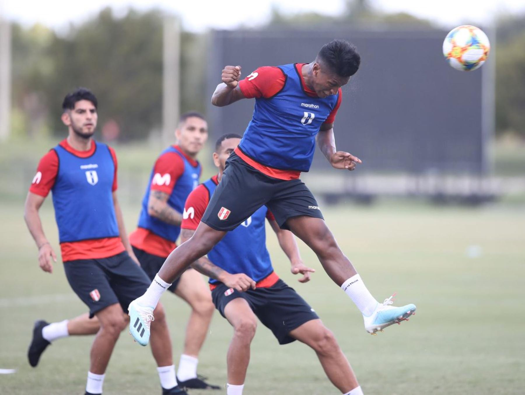 La selección peruana entrenó con su plantel completo en Miami