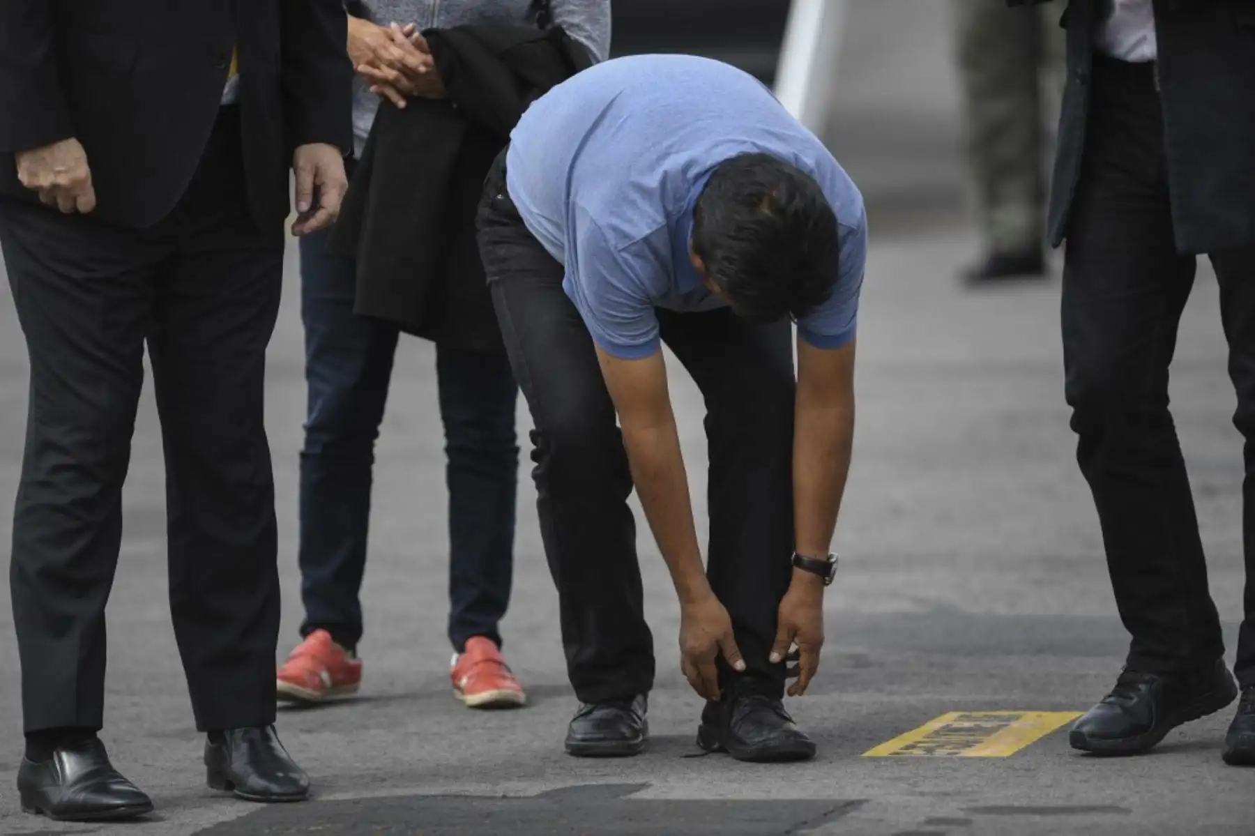 Evo Morales llega a México tras recibir asilo político. Foto: AFP