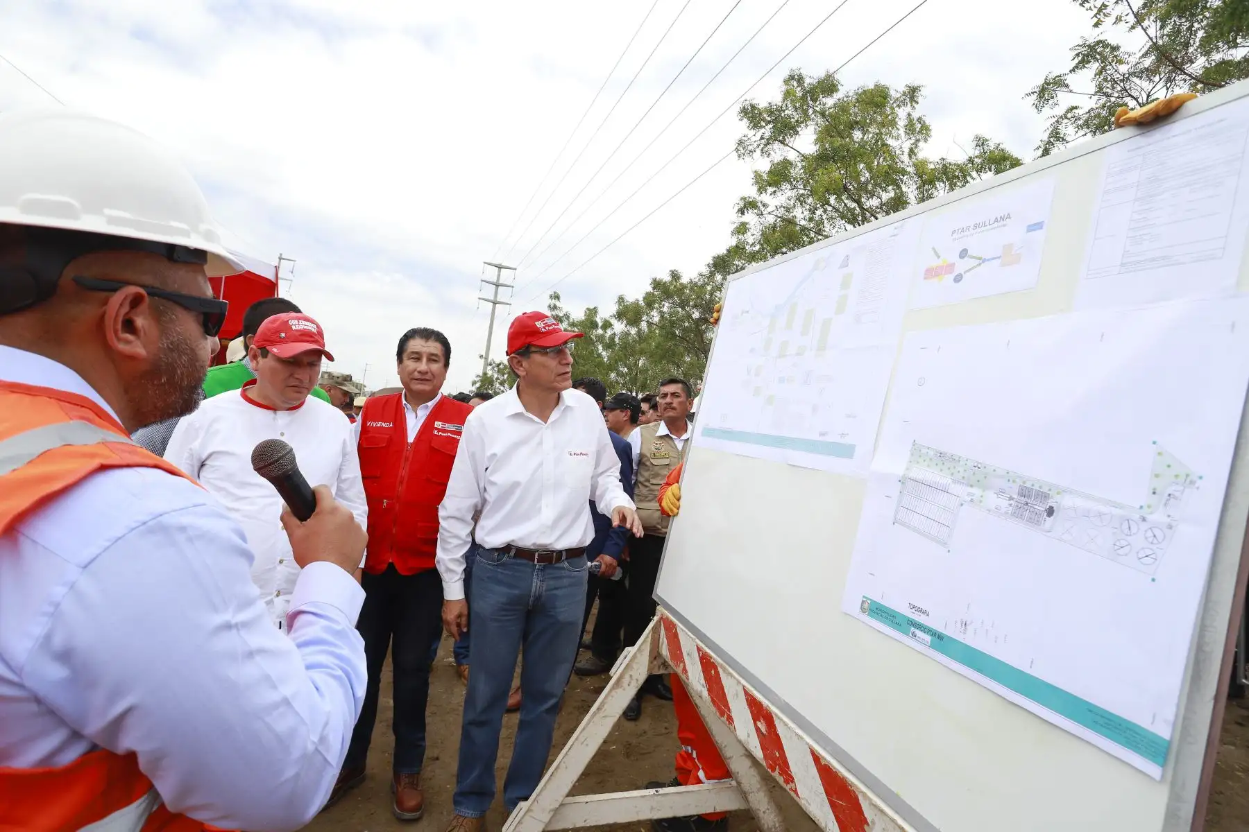 Presidente Martín Vizcarra participa en el inicio de la construcción de la planta de tratamiento de aguas residuales en la ciudad de Sullana.
Foto: ANDINA/Prensa Presidencia