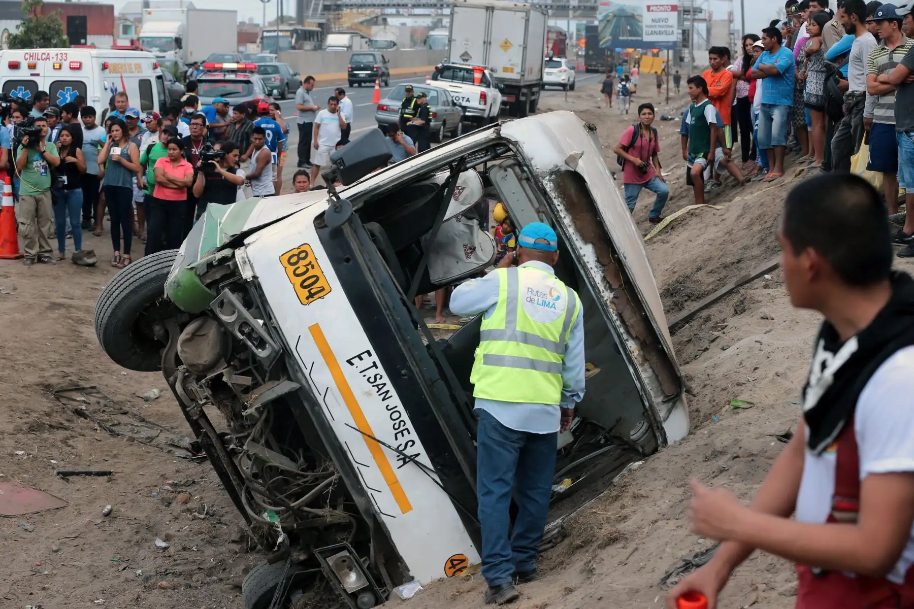 La imprudencia temeraria del conductor fue la principal causa de los siniestros con 46%. Foto: ANDINA/Norman Córdova