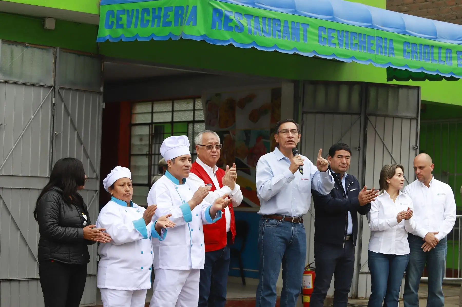 Presidente Vizcarra, participa de la ceremonia de conexión de gas natural para el usuario 900,000 de Lima y Callao, en el distrito de Carabayllo. Foto: ANDINA/ Prensa Presidencia