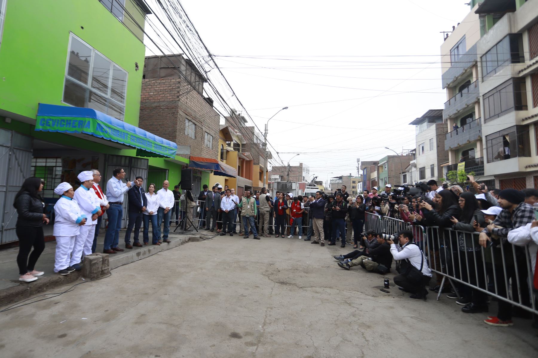 Presidente Vizcarra, participa de la ceremonia de conexión de gas natural para el usuario 900,000 de Lima y Callao, en el distrito de Carabayllo. Foto: ANDINA/ Prensa Presidencia