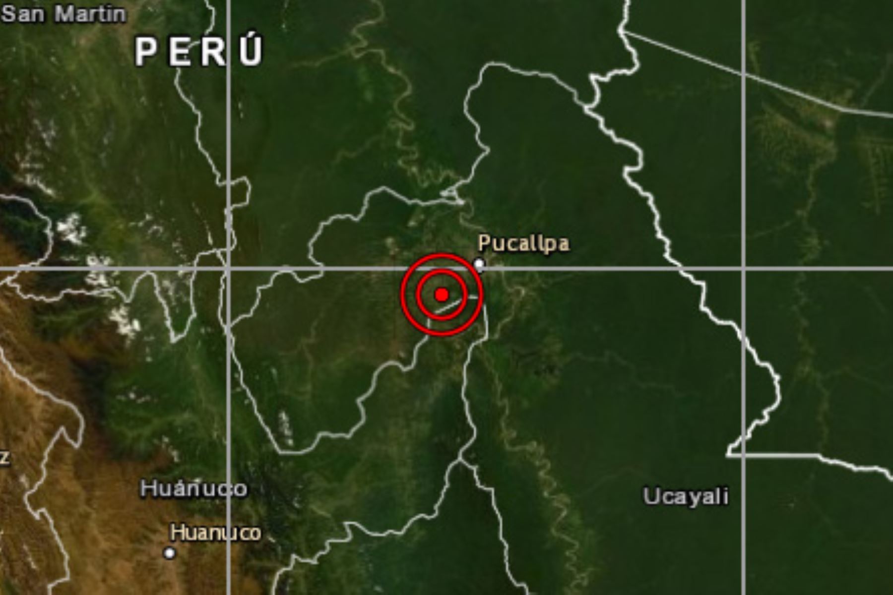 Un movimiento sísmico de magnitud 5.2 remeció esta noche la provincia de Coronel Portillo, región Ucayali.