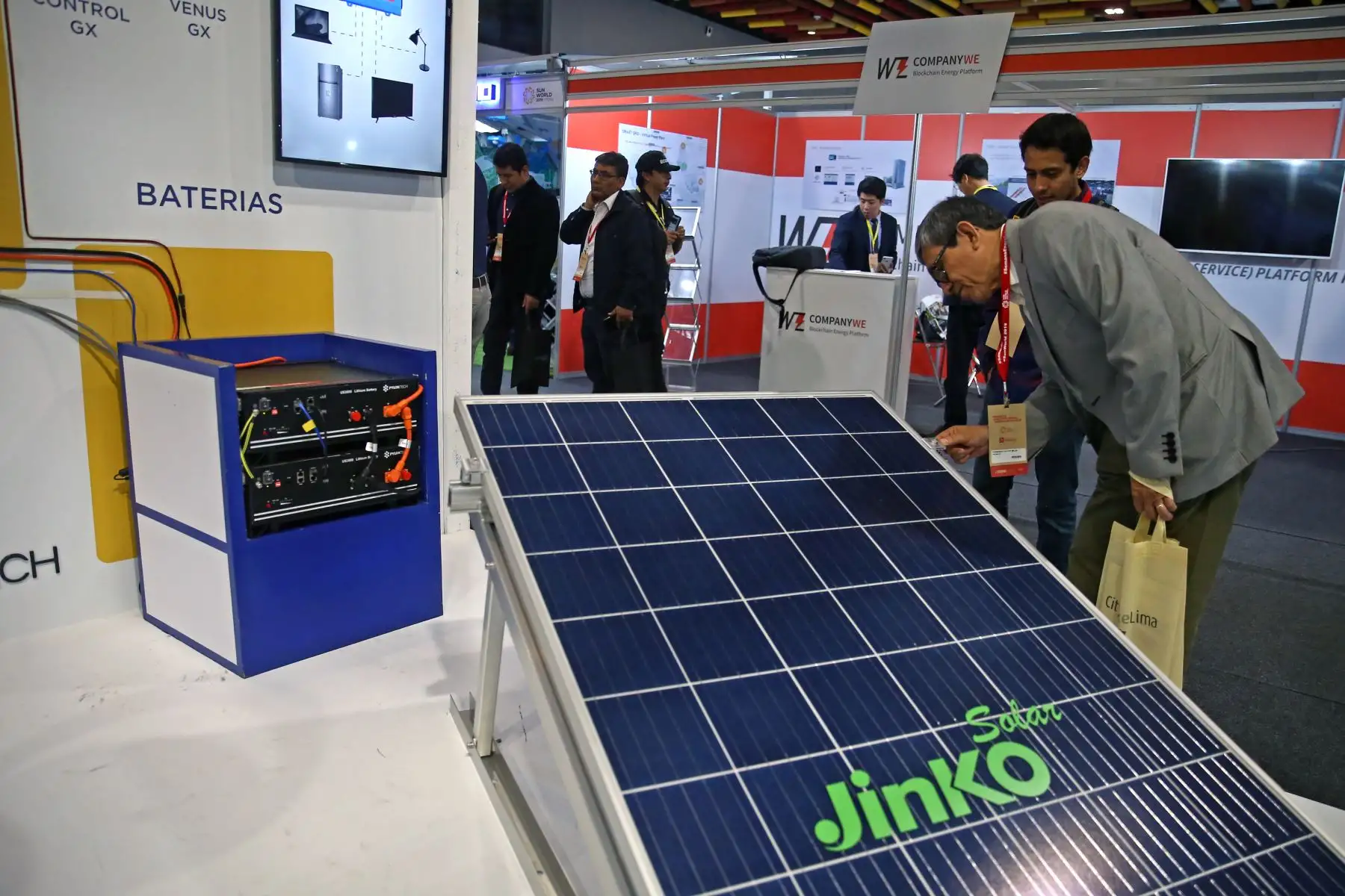 Exposición Mundial del Sun World 2019 Perú – Encuentro y Exposición Mundial de Energías Renovables. Foto: ANDINA/Vidal Tarqui