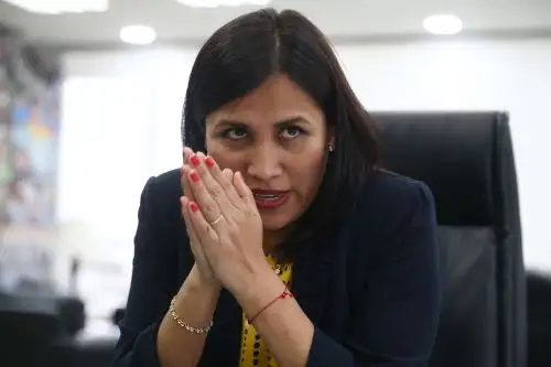 Ministra de Educación, Flor Pablo. Foto: ANDINA/Vidal Tarqui