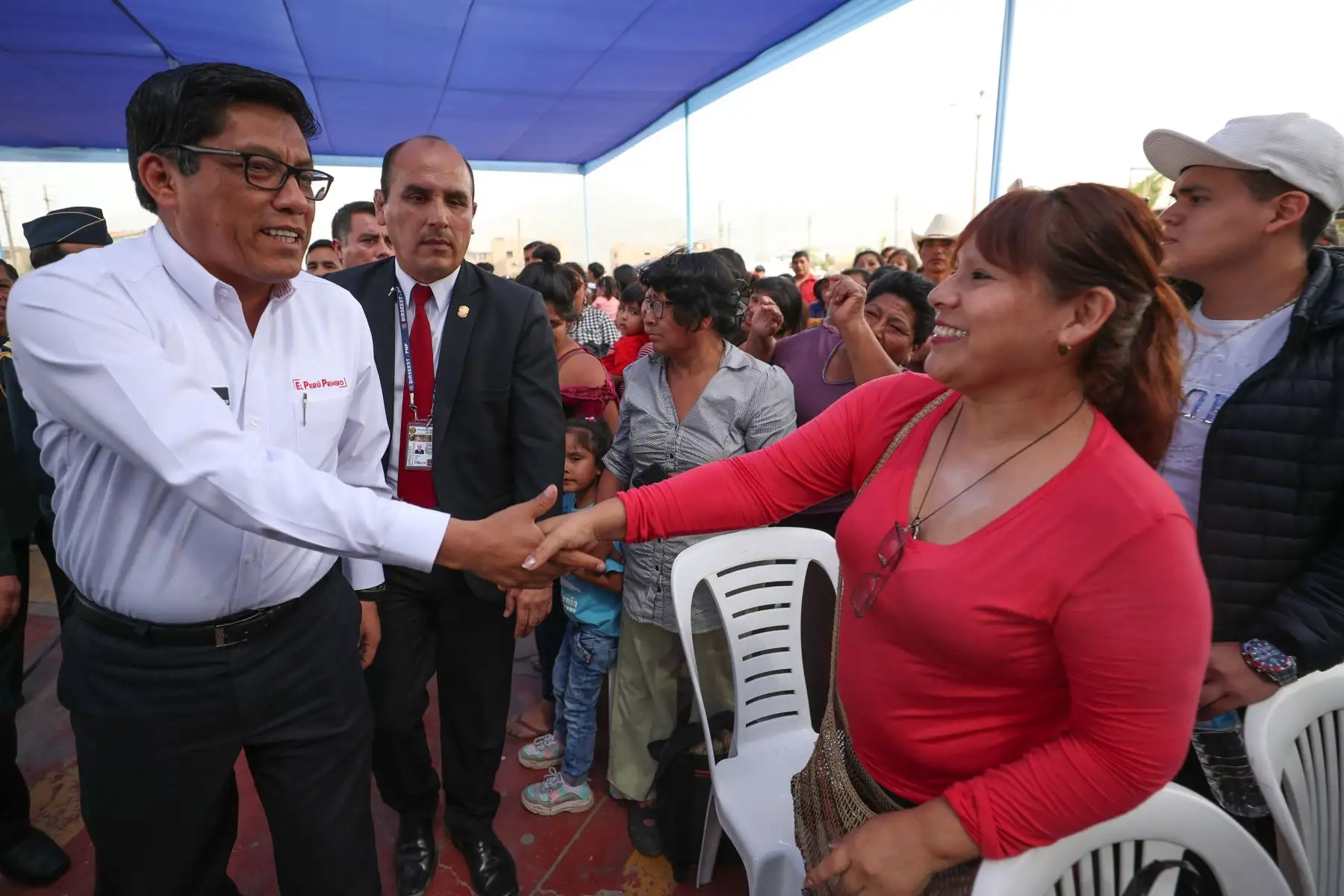 Jefe del gabinete, Vicente Zeballos inaugura Plataforma de atención MAC en Comas.  Foto: ANDINA/Difusión