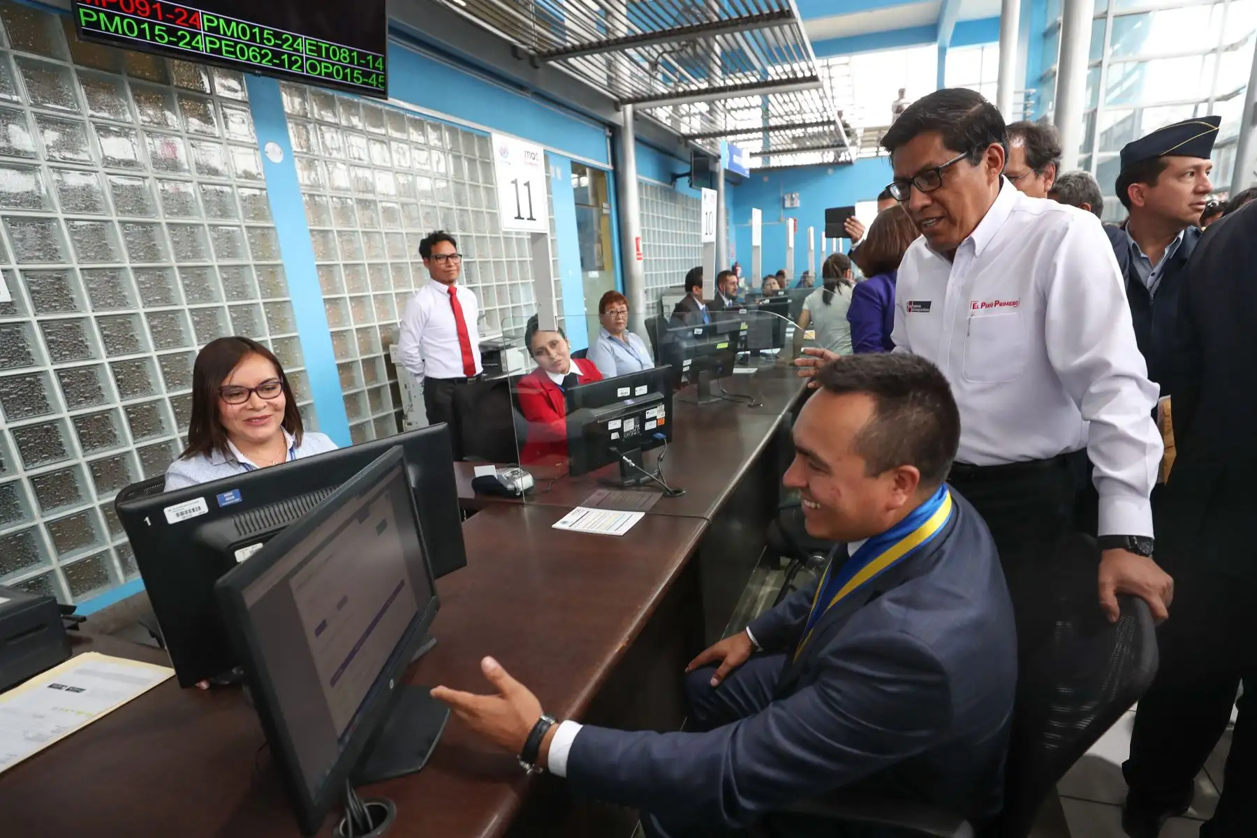 Jefe del gabinete, Vicente Zeballos inaugura Plataforma de atención MAC en Comas.  Foto: ANDINA/Difusión