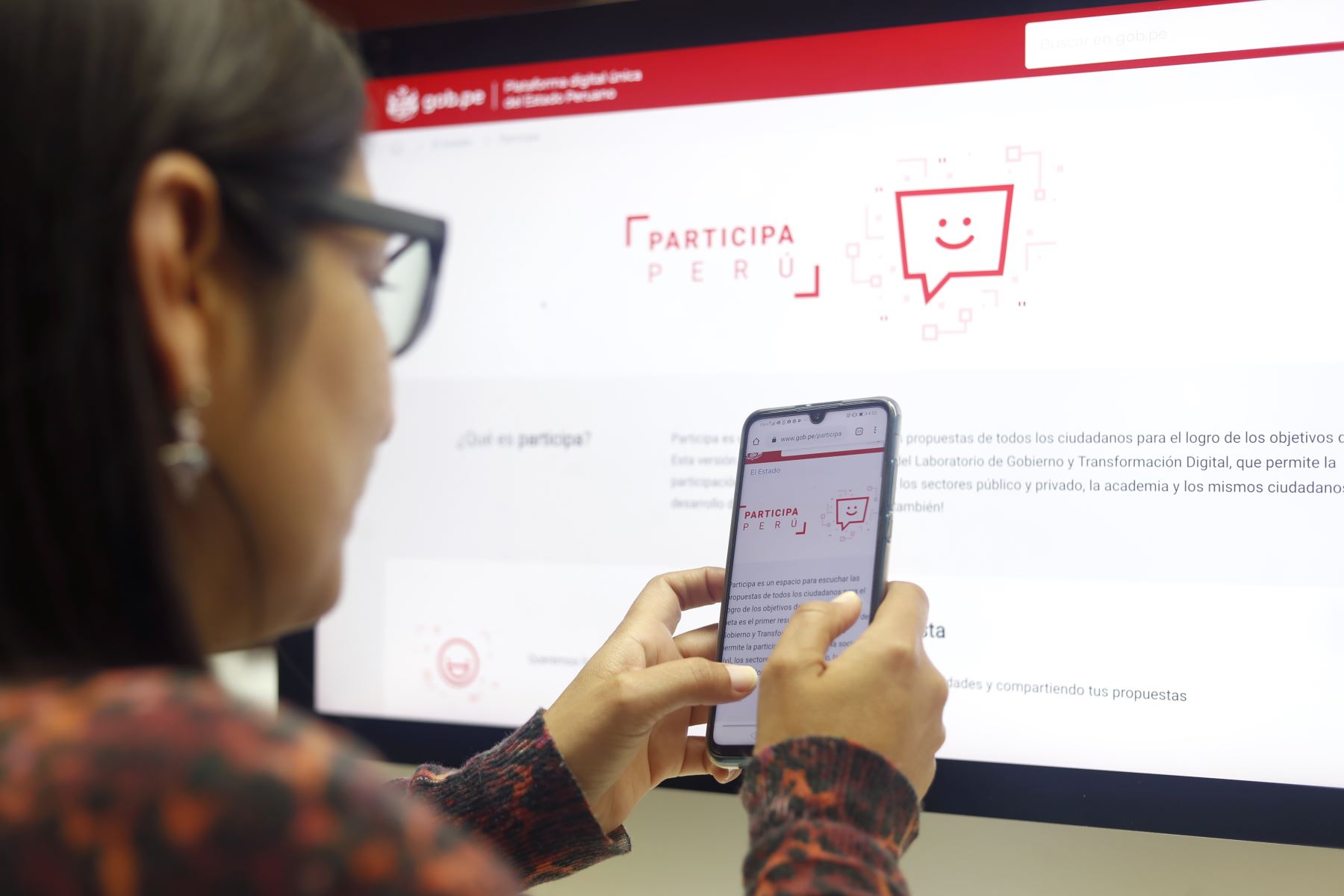 Los ciudadanos ya pueden registrar sus propuestas en Participa Perú desde la plataforma digital única Gob.pe Foto: ANDINA/Renato Pajuelo