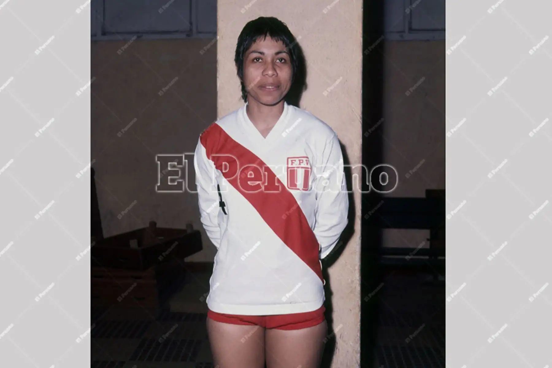 Lima - 1976 / Irma Cordero con la camiseta de la selección nacional de voleibol. 
Foto: Archivo Histórico de EL PERUANO Lima - 1976 / Irma Cordero con la camiseta de la selección nacional de voleibol. 
Foto: Archivo Histórico de EL PERUANO