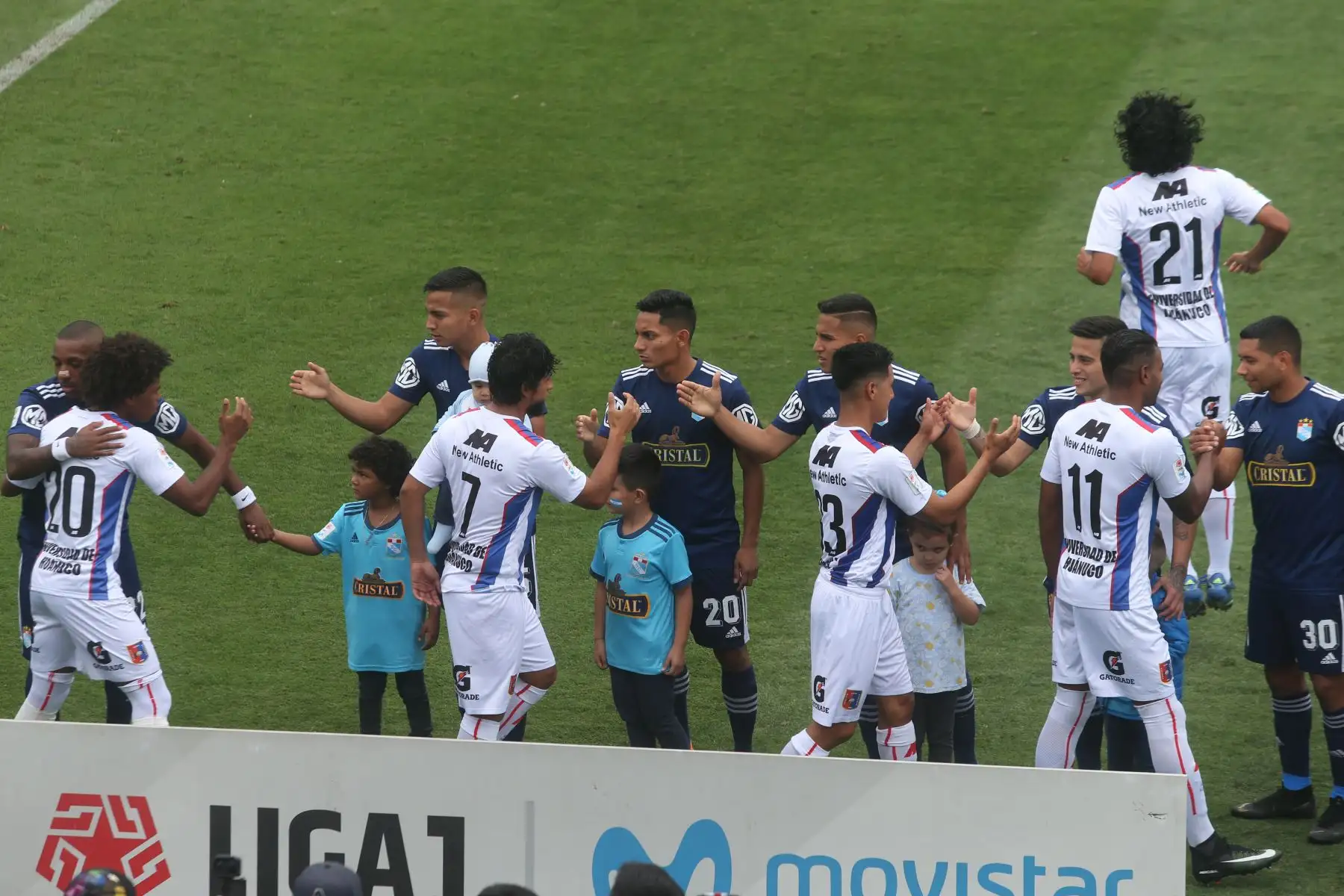 Sporting Cristal  gana 2 a 1 ante  Alianza UDH
 por el Torneo Clausura de la Liga 1.
Foto: ANDINA/ Eddy Ramos