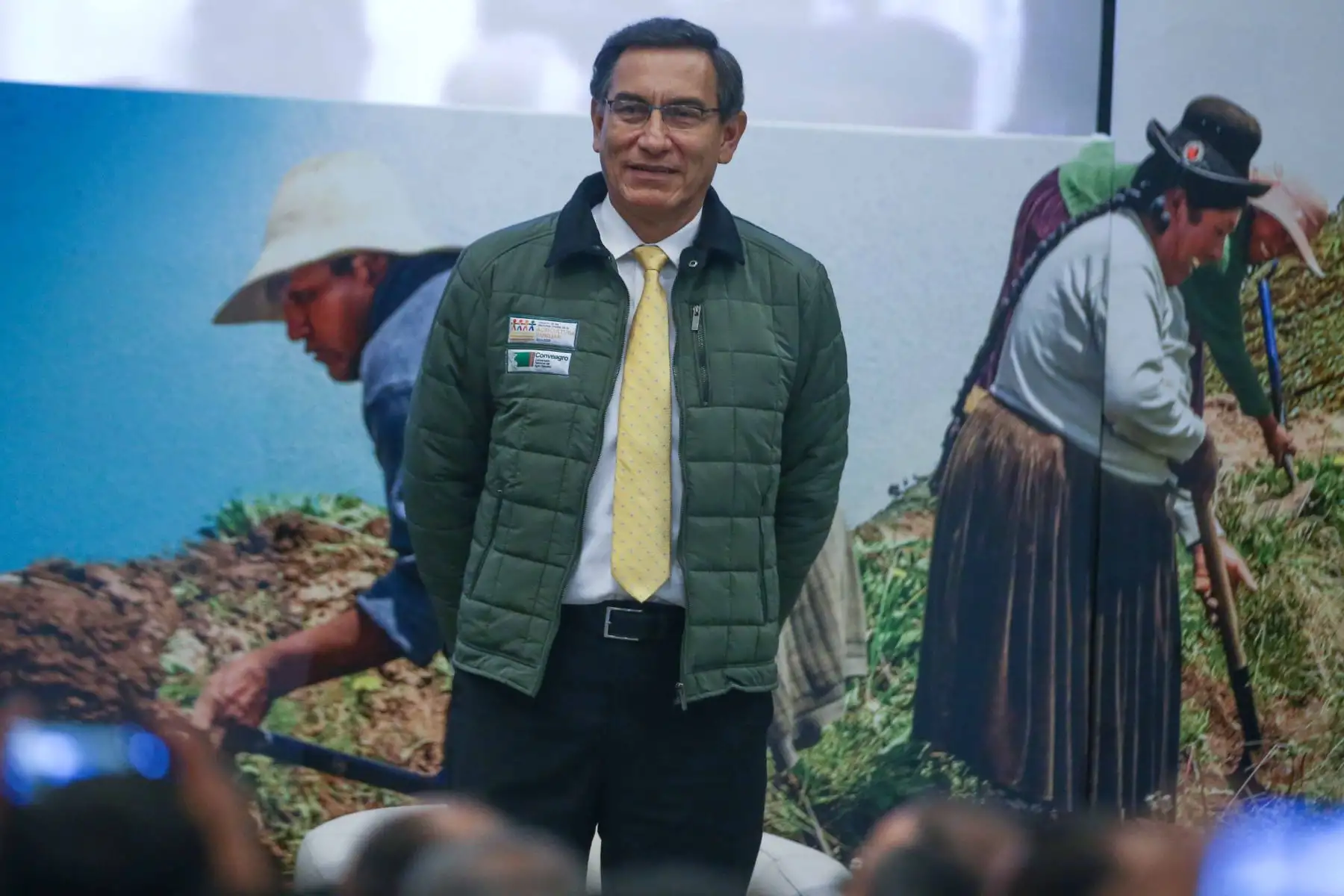 Presidente Martín Vizcarra participa en la ceremonia de lanzamiento nacional del Decenio de la Agricultura Familiar.Foto: ANDINA/Vidal Tarqui