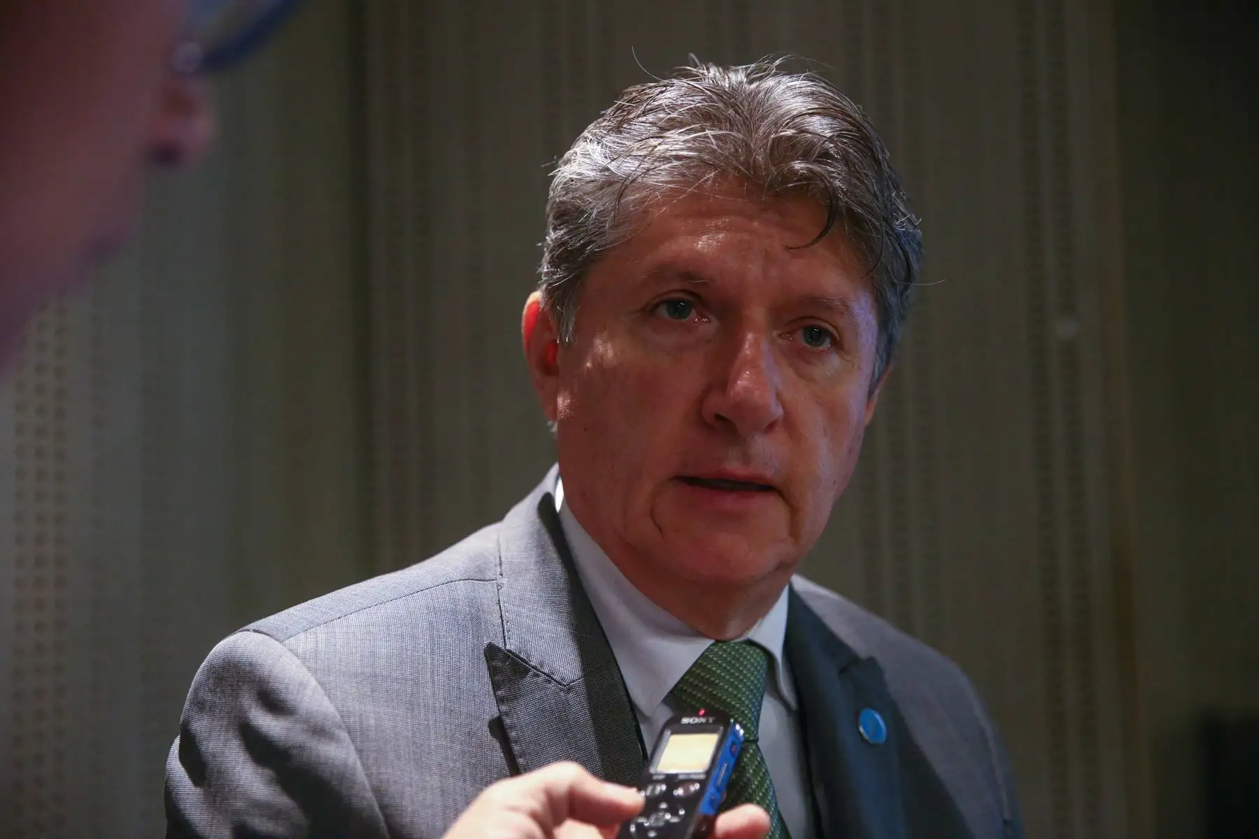 Representante de la FAO, Rubén Flores. ANDINA/Vidal Tarqui