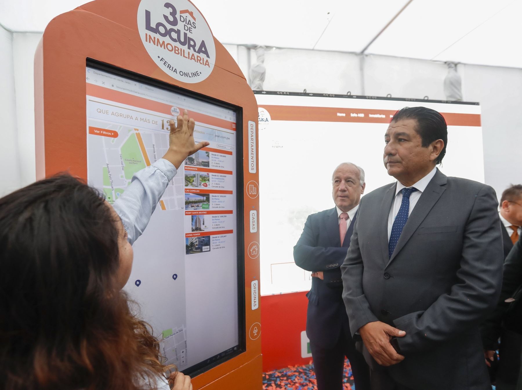 Ministro Rodolfo Yáñez durante el lanzamiento de la feria online “3 Días de Locura Inmobiliaria.