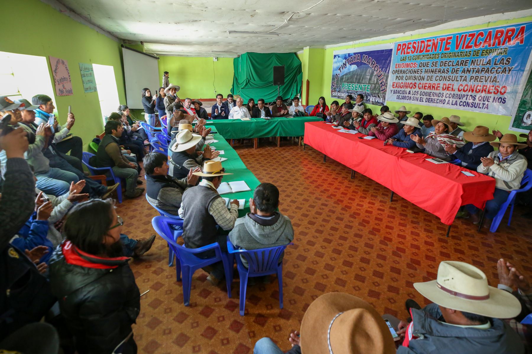 El Ejecutivo amplió, hasta el 31 de marzo del 2020, la vigencia del grupo de trabajo denominado “Mesa de Diálogo para el Desarrollo Sostenible de la provincia de Espinar, departamento de Cusco”. ANDINA/Prensa Presidencia