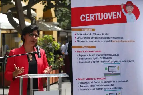 Ministra de Trabajo, Sylvia Cáceres.Foto:  ANDINA/Melina Mejía.