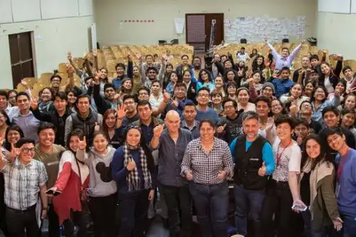 La ministra del Ambiente, Fabiola Muñoz, animó a los jóvenes a ser protagonistas de la acción climática durante encuentro “Dialoguemos”.