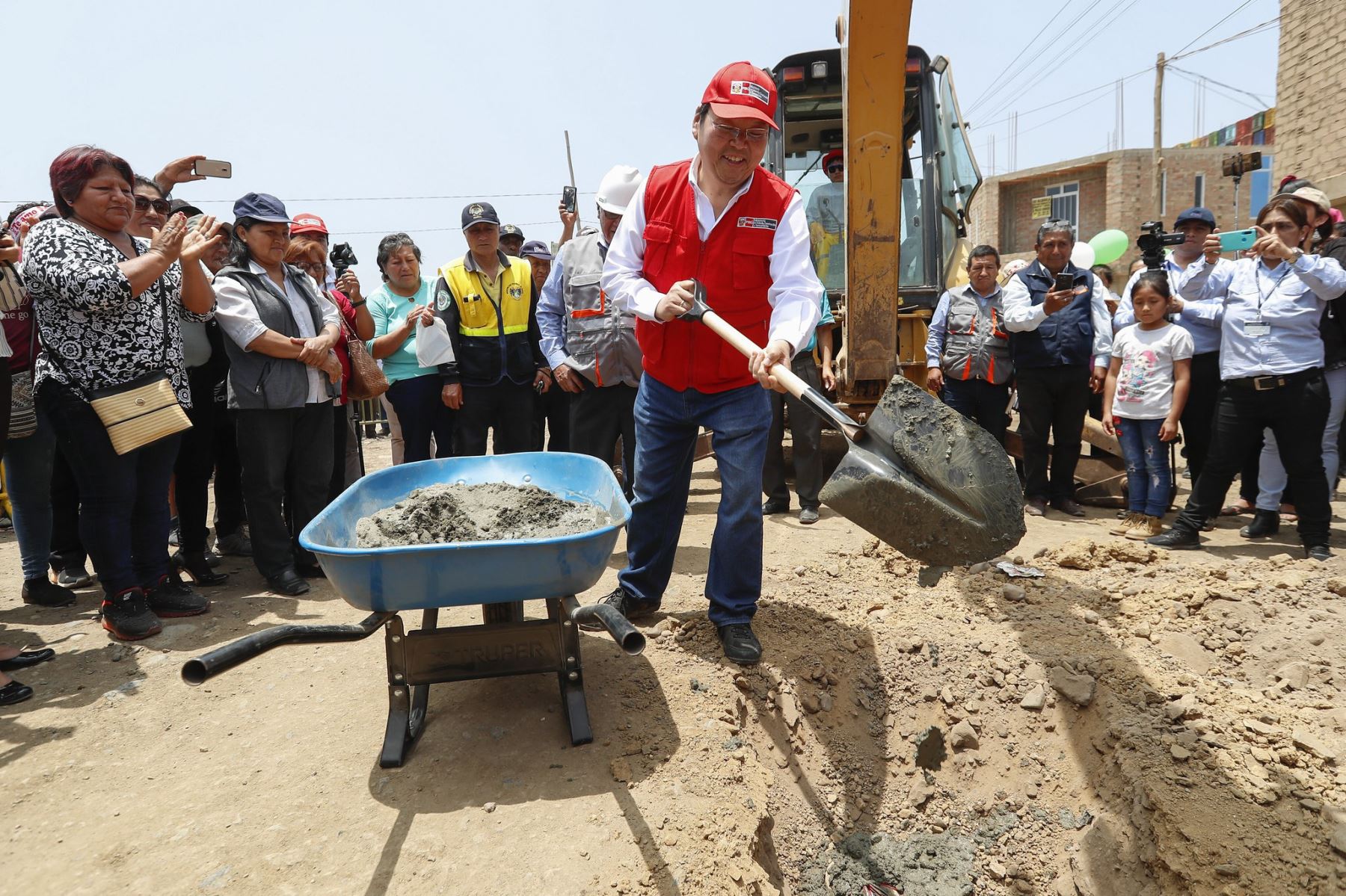 ANDINA/DifusiónMinisterio de Vivienda inicia la construcción de planta de tratamiento de aguas residuales en la provincia de Huaral, región Lima. ANDINA/Difusión
