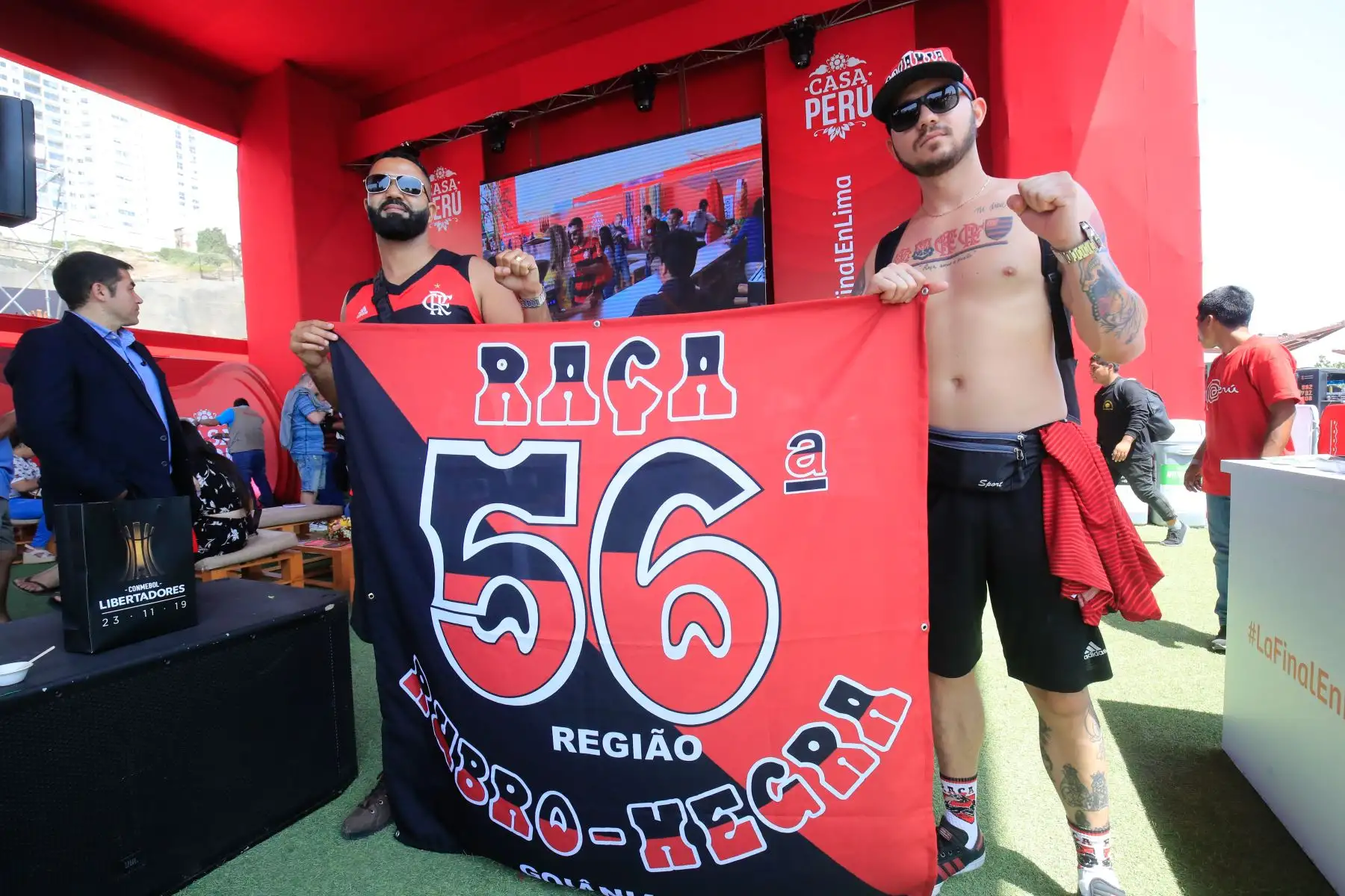 Inauguración de la Casa Perú en los Domos de San Miguel con motivo de la Copa Libertadores de América que se jugará en nuestro país. 


Foto: Andina/Juan Carlos Guzmán Negrini