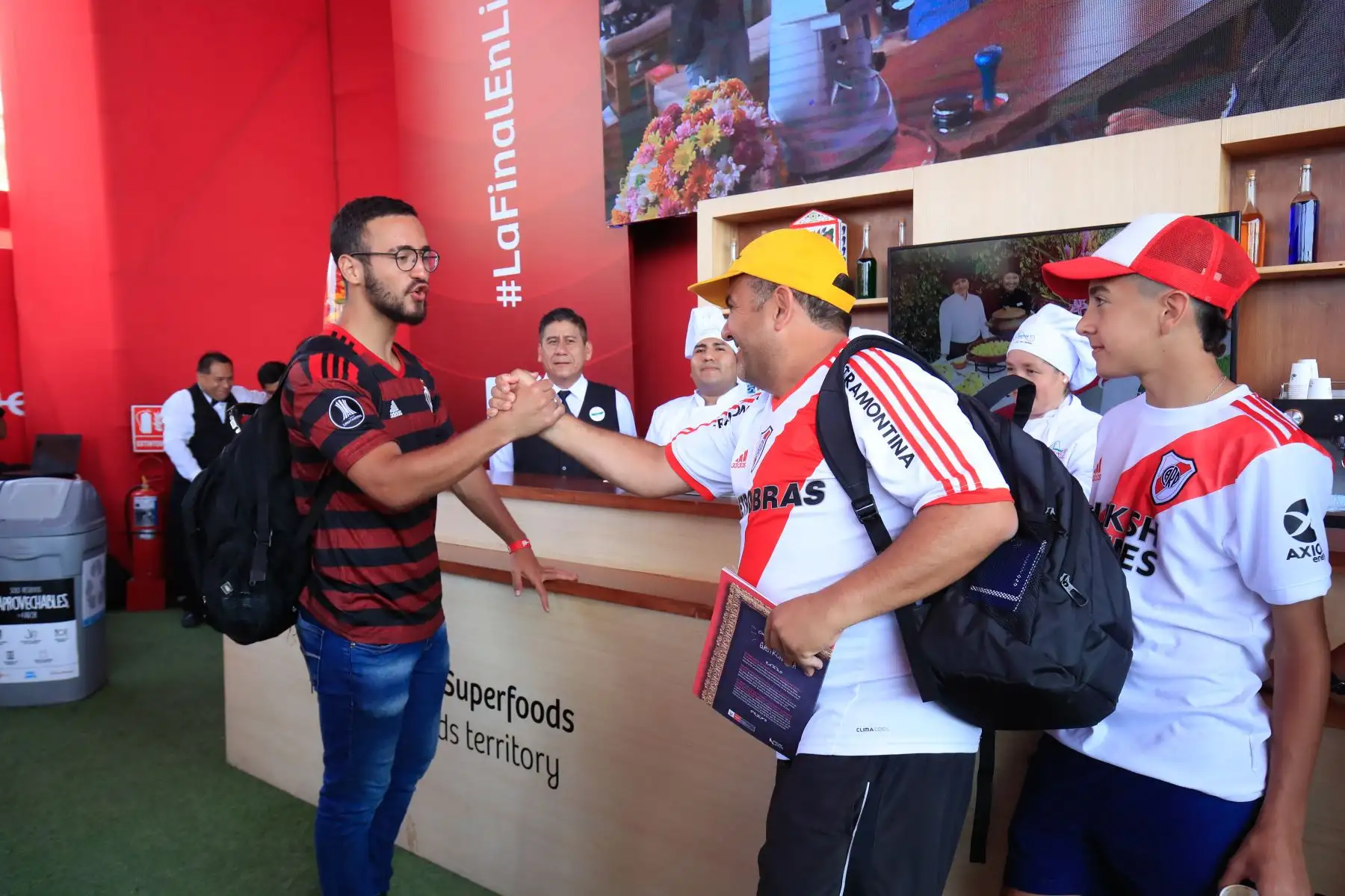 Inauguración de la Casa Perú en los Domos de San Miguel con motivo de la Copa Libertadores de América que se jugará en nuestro país. 


Foto: Andina/Juan Carlos Guzmán Negrini