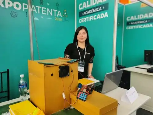 La estudiante de la carrera de ingeniería ambiental, Rayza Dayani Goicochea Quiroz, está solicitando una patente para un sistema de ventilación automatizados dentro de invernaderos lo cual contribuirá con la seguridad alimentaria.