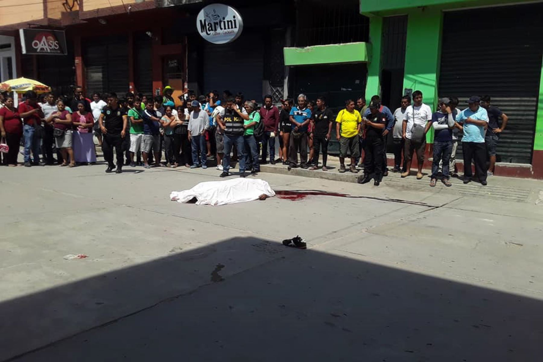 Delincuentes asesinan a policía que intentó frustrar asalto a empresario en Pichanaqui, región Junín. ANDINA/Difusión
