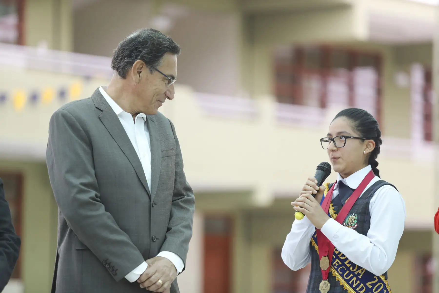 Presidente Vizcarra inaugura IE Nuestros Héroes de la Guerra del Pacífico en Tacna. Foto: ANDINA/ Prensa Presidencia
