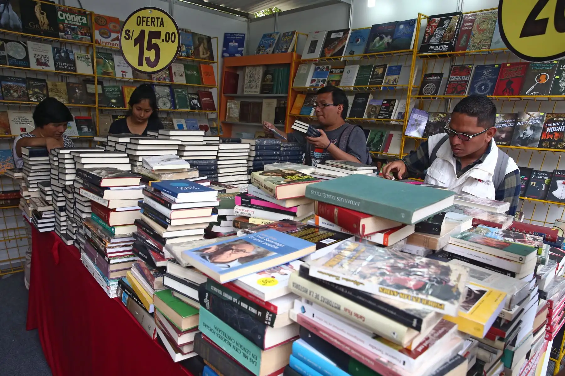 La 40ª Feria del Libro Ricardo Palma, se inauguró en el parque Kennedy Miraflores. Foto: ANDINA/Vidal Tarqui