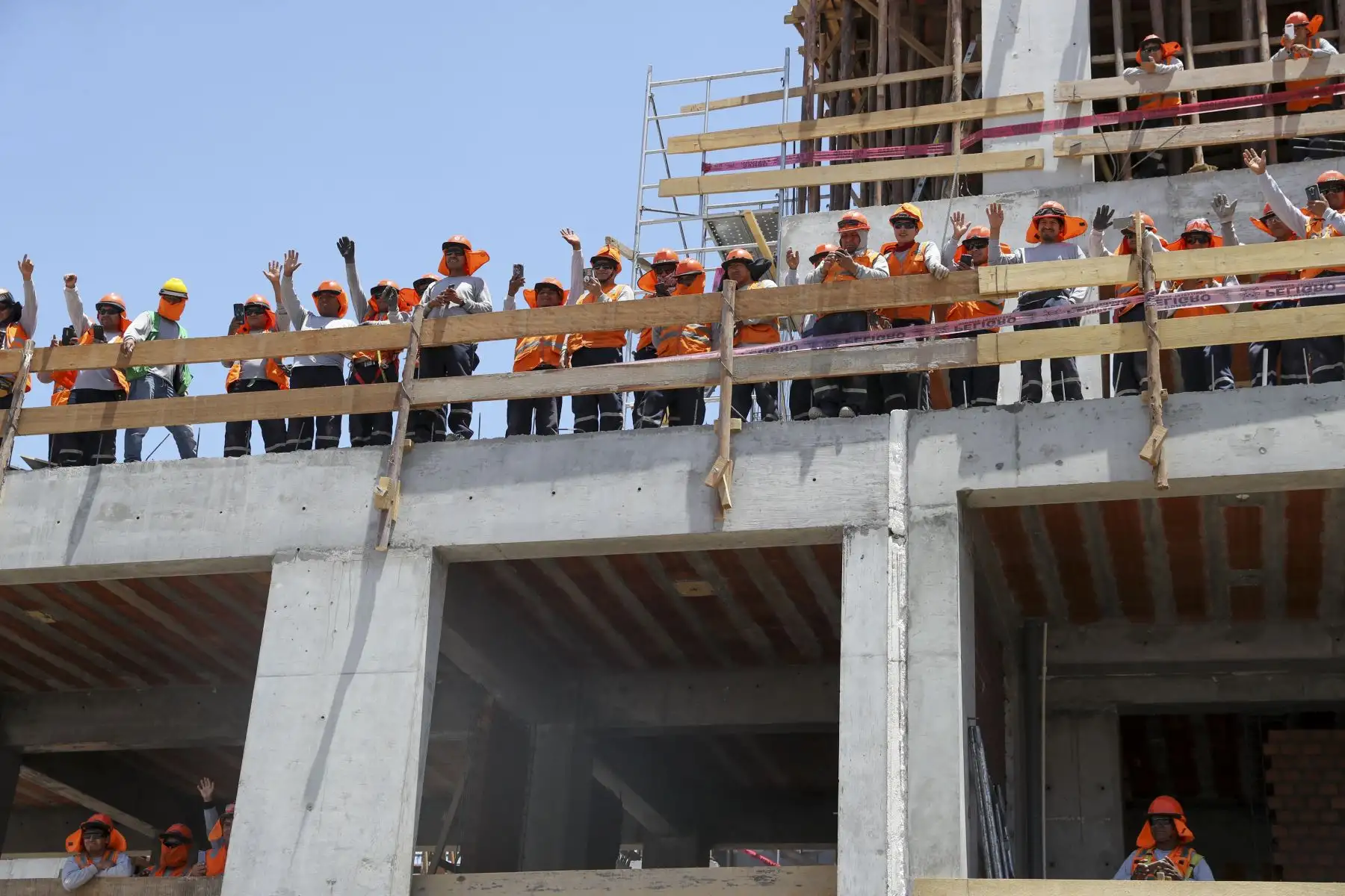 Presidente realiza visita de inspección a las obras de la Escuela de Ingeniería Agroindustrial y de Minas de la Universidad Nacional de Moquegua.  Foto: ANDINA/Prensa Presidencia
