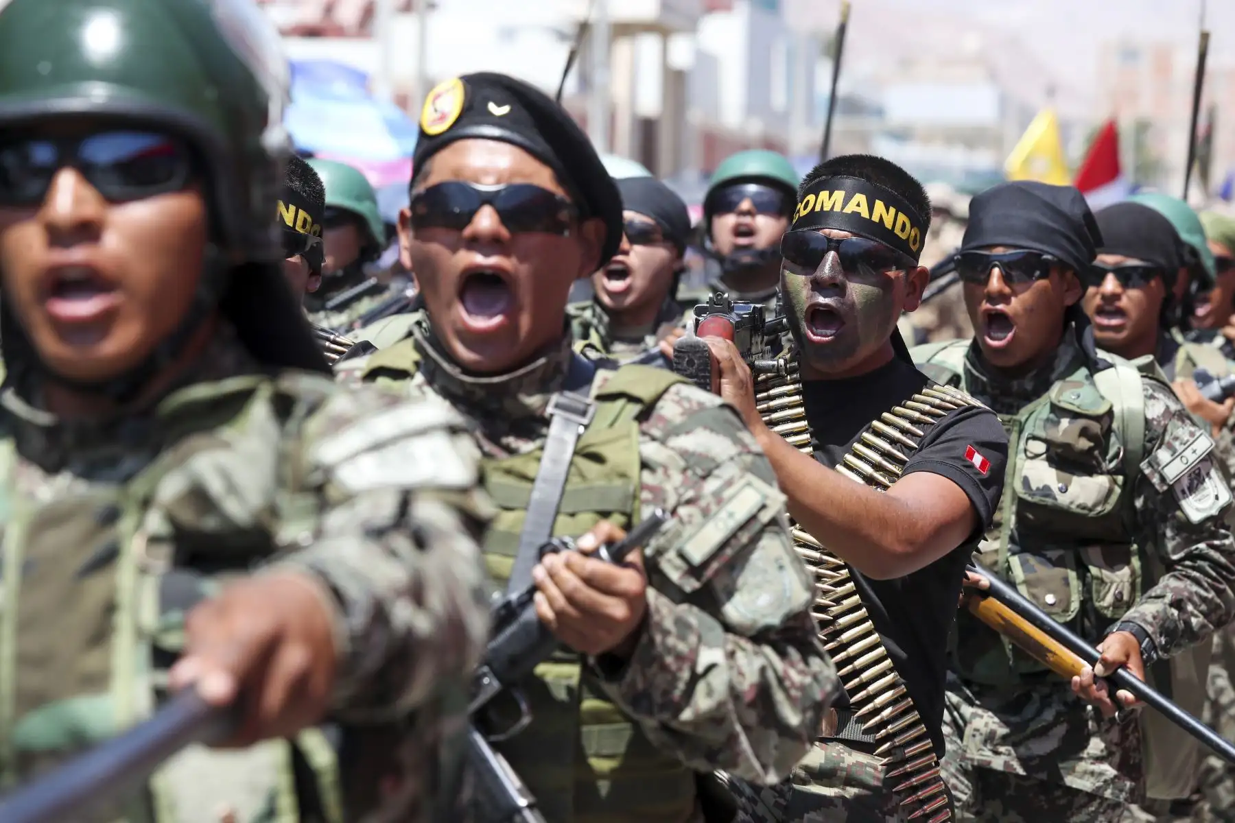 Jefe de Estado participa en el Desfile Cívico Militar por el 478° Aniversario de Moquegua. Foto: ANDINA/Prensa Presidencia