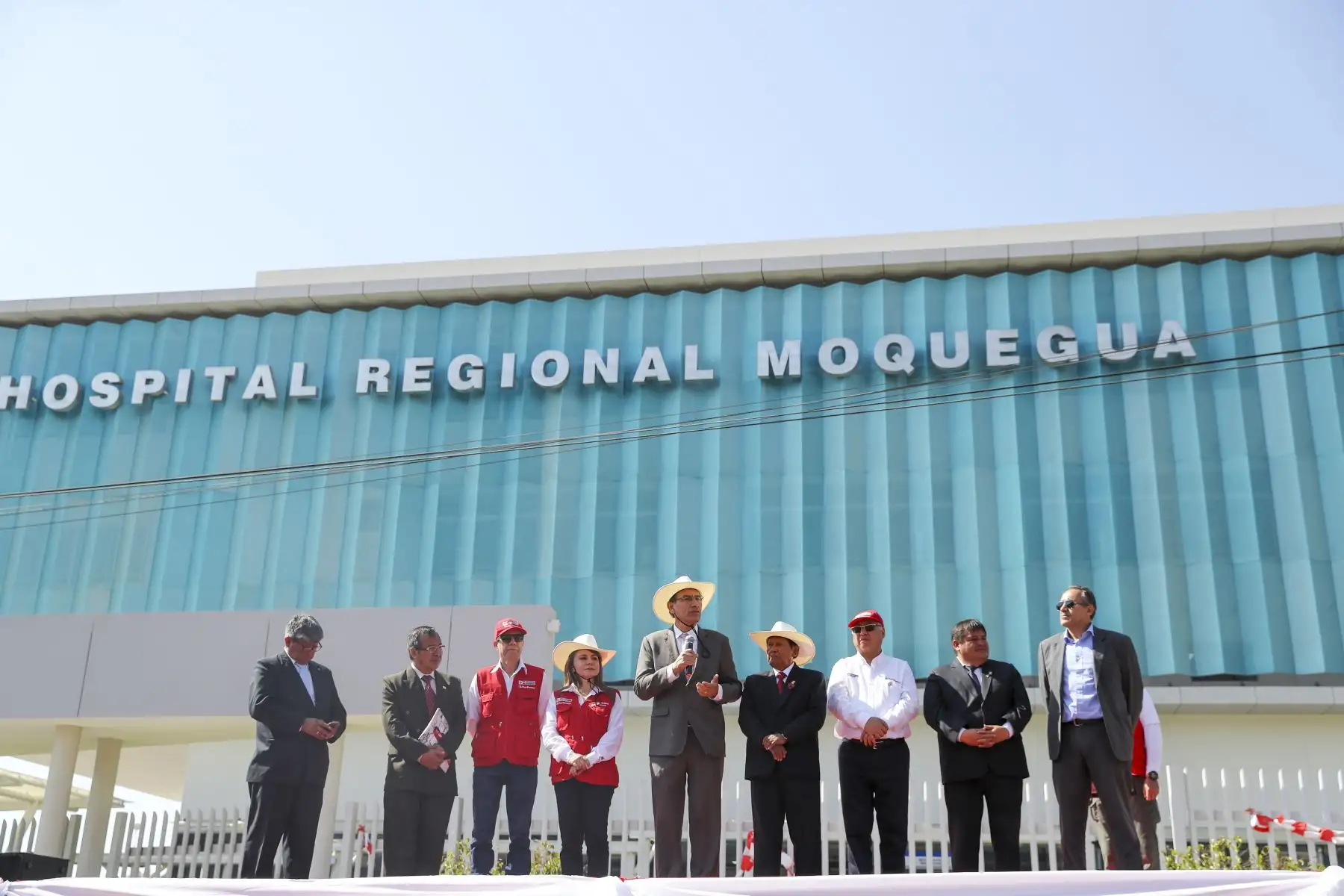 Presidente Vizcarra participa en la ceremonia de la puesta en servicio del nuevo Hospital Regional de Moquegua. Foto: ANDINA/Prensa Presidencia
