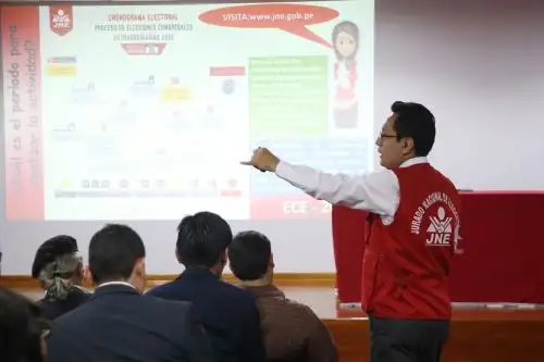 Capacitación de personeros de partidos políticos. Foto: Difusión.