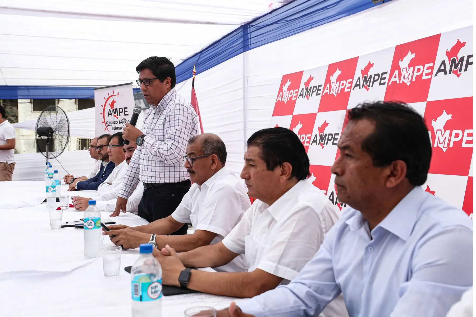Presidente del Consejo de Ministros, Vicente Zeballos  
inaugura el Congreso Nacional Ordinario de alcaldes del Perú - AMPE 2019.
Foto: ANDINA/PCM