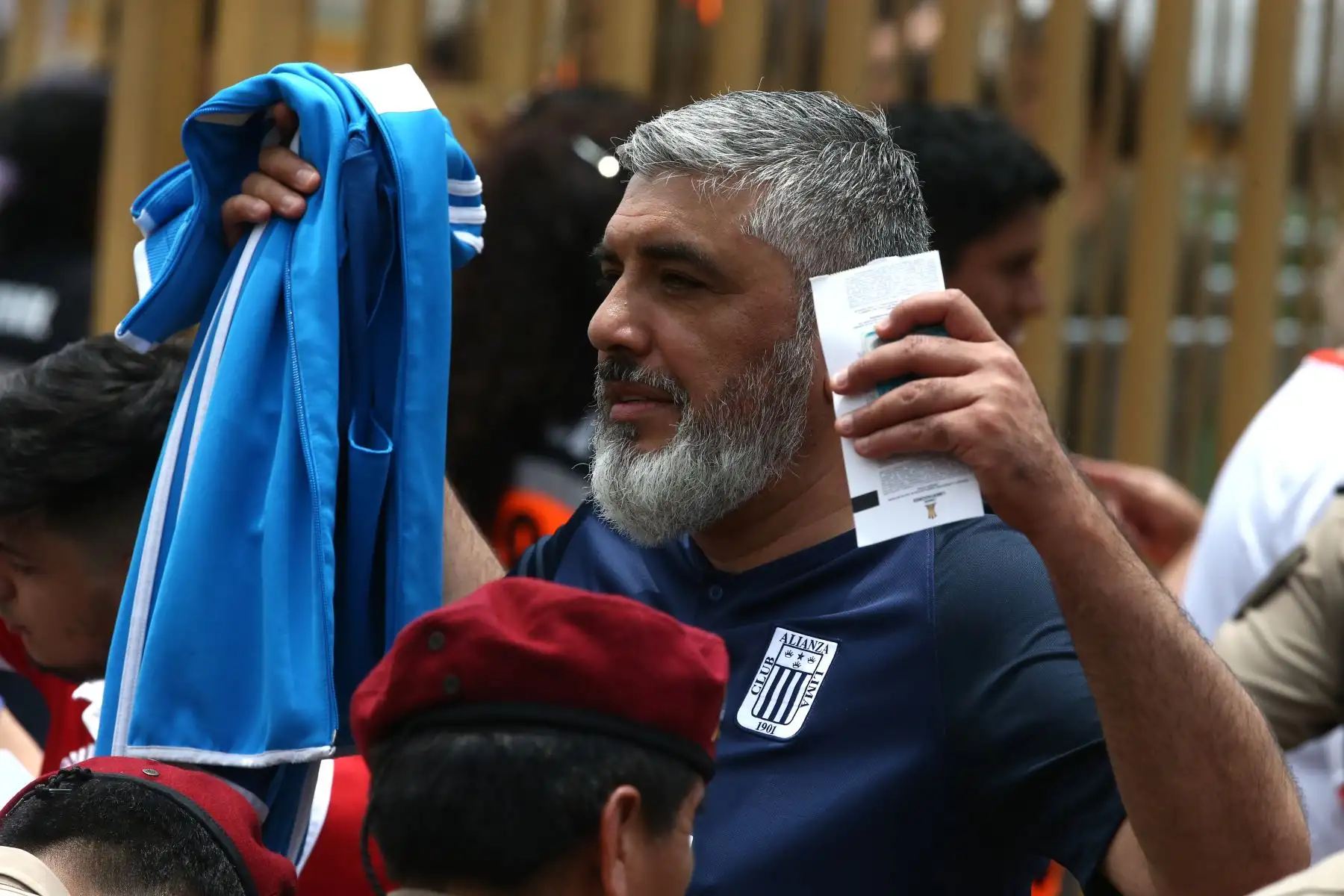 Exteriores del estadio Monumental previo a la gran final entre Flamengo vs River Plate por la Copa Libertadores 2019.
Foto: ANDINA/Vidal Tarqui