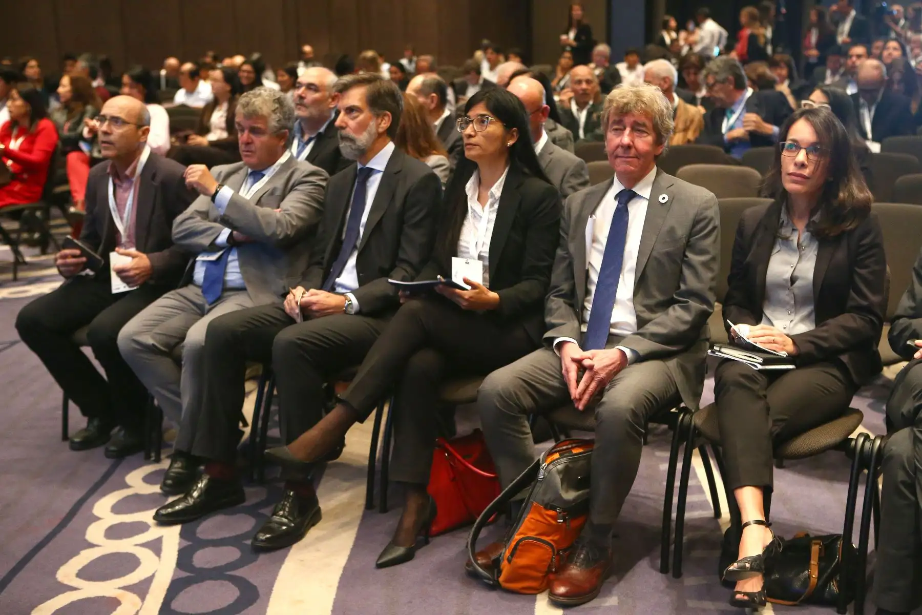 Participoantes al Foro Internacional"Economia Circular",Ciudades,Agricultura,Pesca y Acuicultura.Foto:ANDINA/Héctor Vinces.