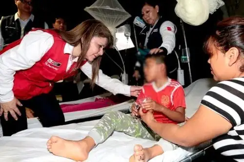 La ministra de Salud, Elizabeth Hinostroza, llegó a la región Madre de Dios para supervisar las acciones para erradicar el brote del dengue.