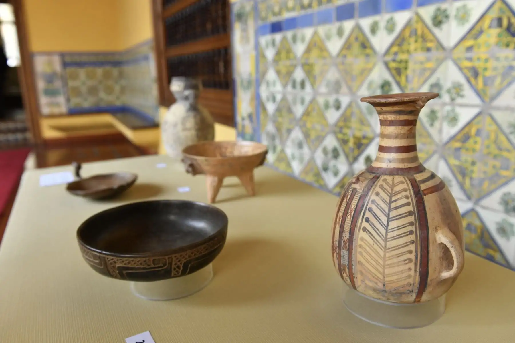 Bienes culturales repatriados desde Argentina, Bolivia, Brasil, Chile, Estados Unidos y Guatemala en el marco del plan de Política Cultural del Perú en el exterior.
Foto: Cancillería del Perú