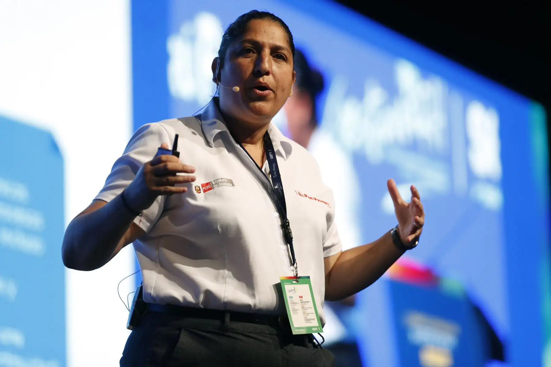 Ministra del Ambiente, Fabiola Muñoz participa en el I Congreso Internacional de gestión de Recursos Humanos del Sector Público”, organizado por SERVIR.
Foto: ANDINA/Renato Pajuelo