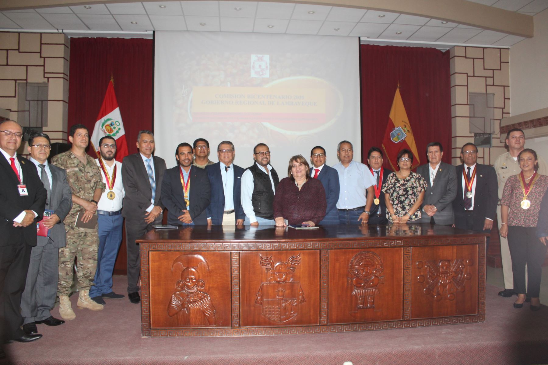 Gobierno Regional presenta Plan Bicentenario del Perú independiente y la gesta de Lambayeque. ANDINA/Difusión