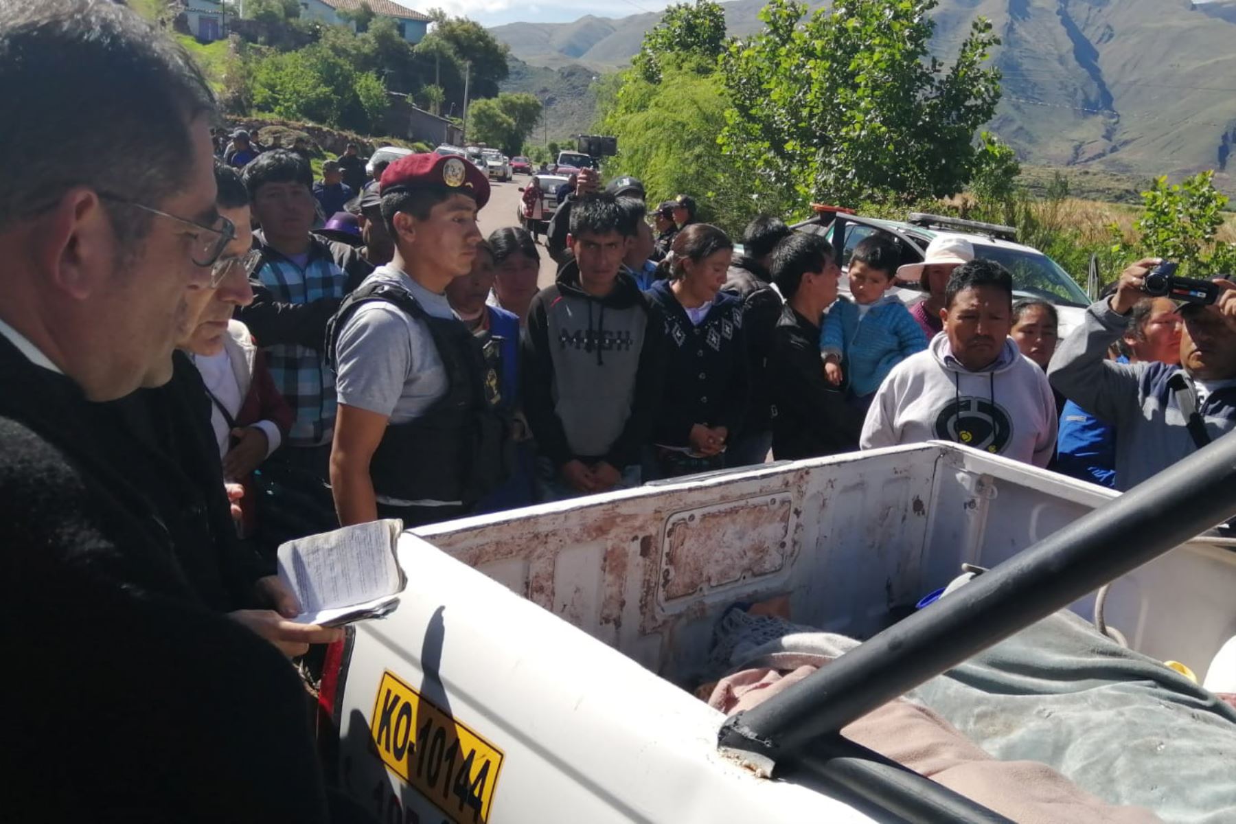 Policía reporta las identidades de cinco de los siete fallecidos en el accidente de tránsito registrado hoy en Quispicanchi, Cusco. Foto: Percy Hurtado